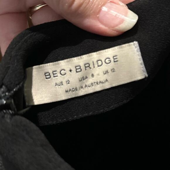 Bec & Bridge Iris Cut-Out Halter A-Line Midi-Dress - Picture 10 of 10